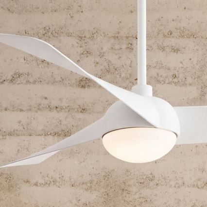 Lucci Air 21617049 - Ventilador de teto LED dimerizável OSPREY 1xGX53/12W/230V diâmetro 132 cm branco + controlo remoto
