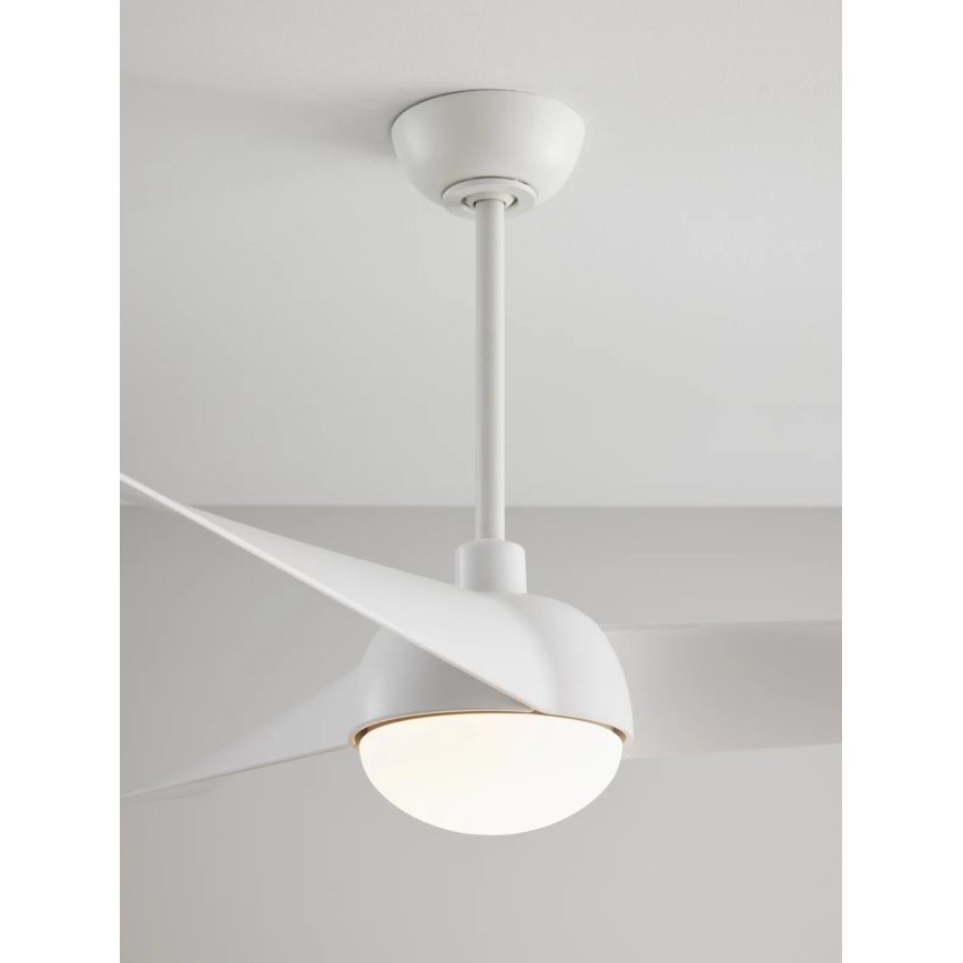 Lucci Air 21617049 - Ventilador de teto LED dimerizável OSPREY 1xGX53/12W/230V diâmetro 132 cm branco + controlo remoto