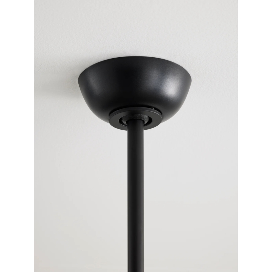 Lucci Air 21617149 - Ventilador de teto LED dimerizável OSPREY 1xGX53/12W/230V diâmetro 132 cm preto + controlo remoto