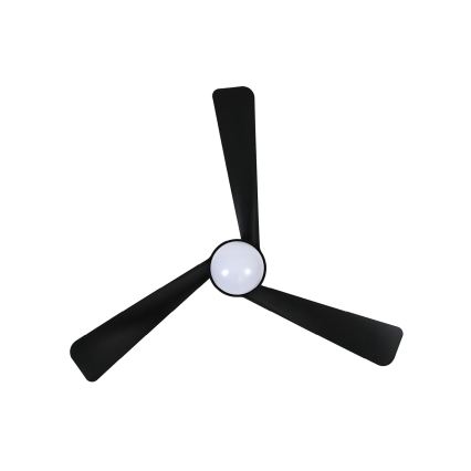 Lucci Air 21617149 - Ventilador de teto LED dimerizável OSPREY 1xGX53/12W/230V diâmetro 132 cm preto + controlo remoto