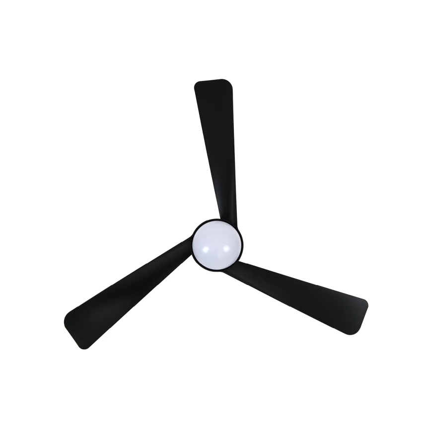 Lucci Air 21617149 - Ventilador de teto LED dimerizável OSPREY 1xGX53/12W/230V diâmetro 132 cm preto + controlo remoto