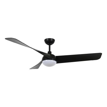 Lucci Air 21617149 - Ventilador de teto LED dimerizável OSPREY 1xGX53/12W/230V diâmetro 132 cm preto + controlo remoto