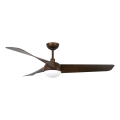 Lucci Air 21617249 - Ventilador de teto LED com dimmer OSPREY 1xGX53/12W/230V Ø 132 cm bronze + controlo remoto