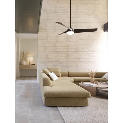 Lucci Air 21617249 - Ventilador de teto LED com dimmer OSPREY 1xGX53/12W/230V Ø 132 cm bronze + controlo remoto