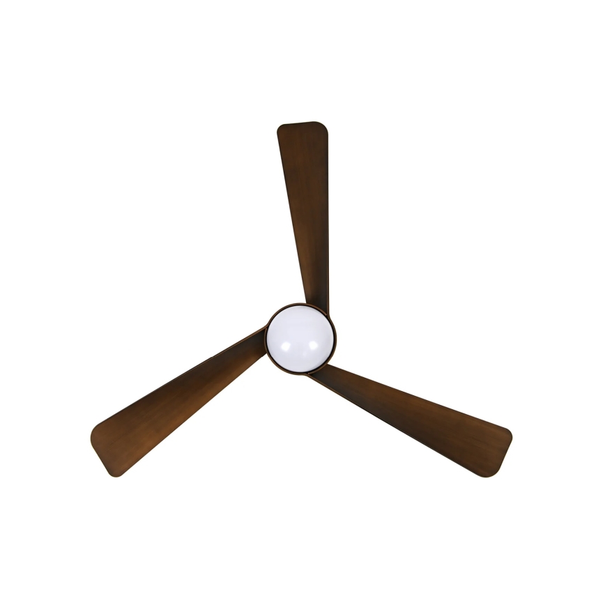 Lucci Air 21617249 - Ventilador de teto LED com dimmer OSPREY 1xGX53/12W/230V Ø 132 cm bronze + controlo remoto