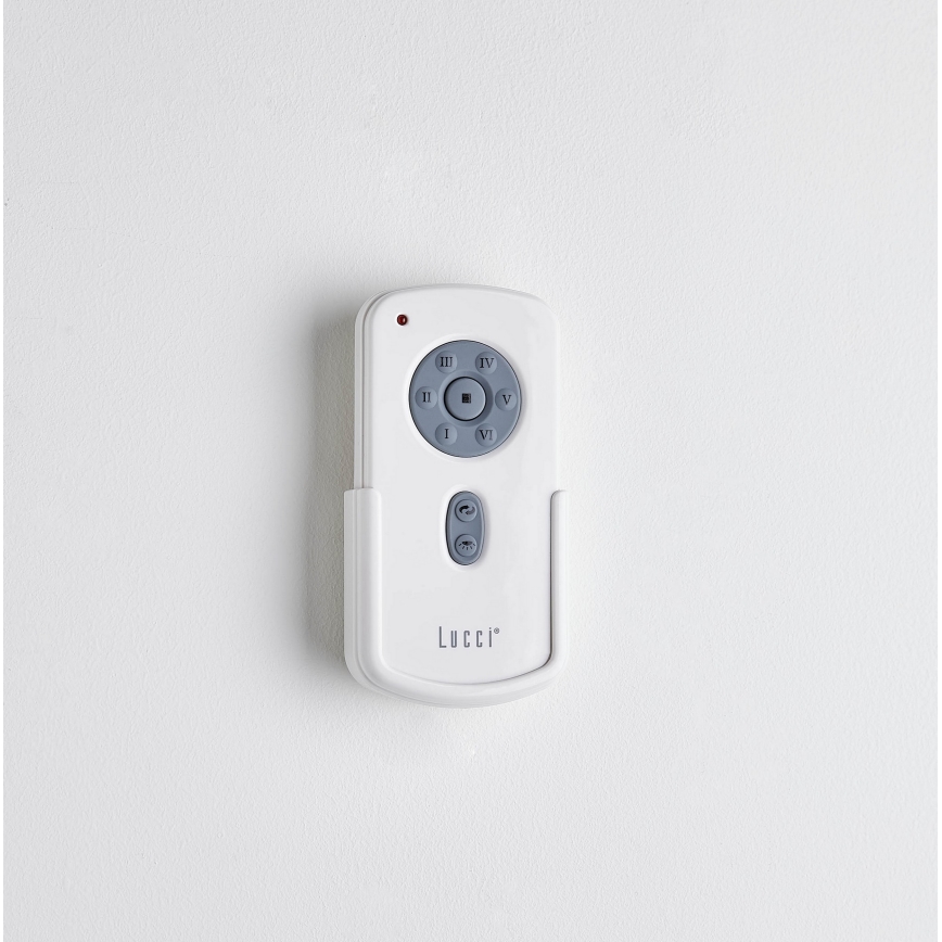 Lucci air 510523 - Ventilador de teto AIRFUSION CLIMATE preto + comando à distância