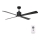 Lucci air 510523 - Ventilador de teto AIRFUSION CLIMATE preto + comando à distância