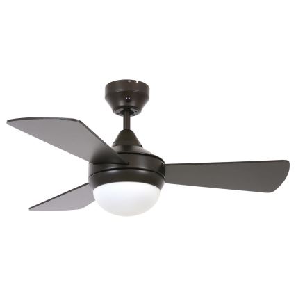 Lucci Air 512311 - Ventilador de teto AIRLIE HUGGER 2xE27/15W/230V madeira/marrom + controlo remoto