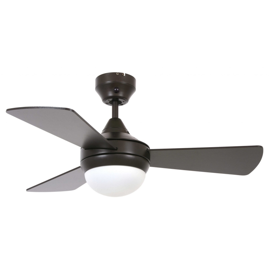 Lucci Air 512311 - Ventilador de teto AIRLIE HUGGER 2xE27/15W/230V madeira/castanho Ø 91 cm + controlo remoto