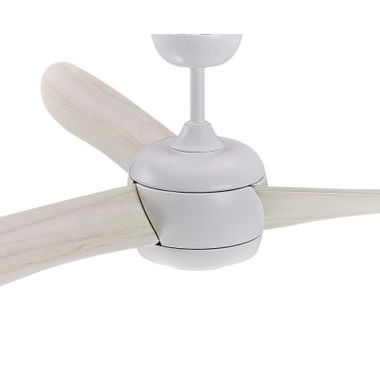 Lucci air 512911 - Ventilador de teto LED AIRFUSION NORDIC LED/20W/230V madeira/branco + controlo remoto