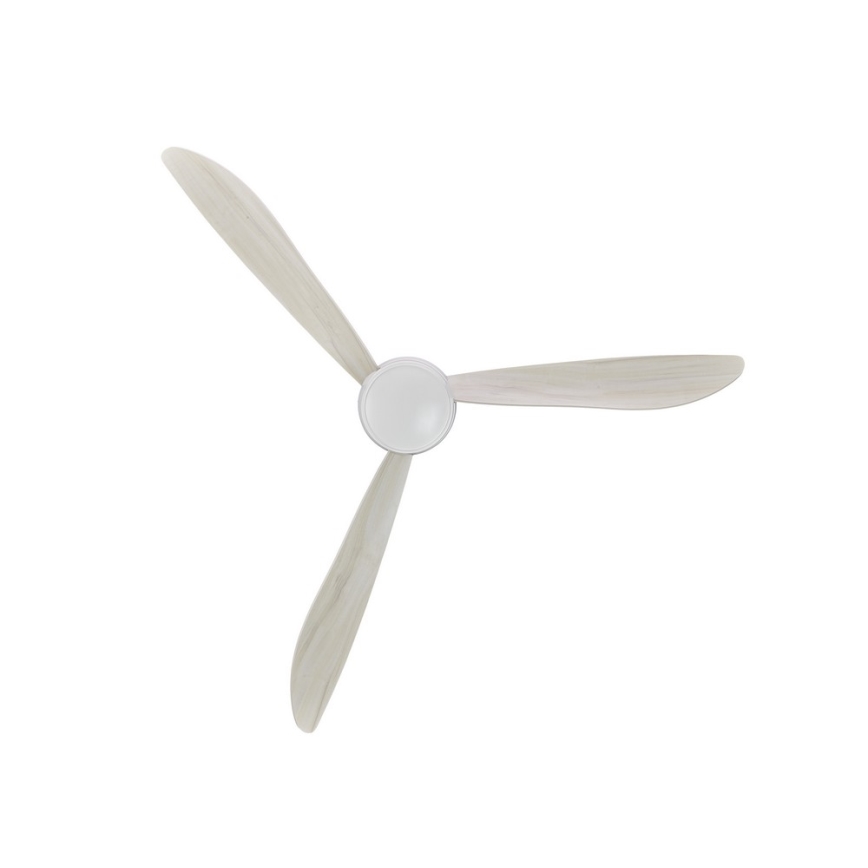Lucci air 512911 - Ventilador de teto LED AIRFUSION NORDIC LED/20W/230V madeira/branco + controlo remoto