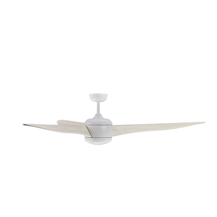 Lucci air 512911 - Ventilador de teto LED AIRFUSION NORDIC LED/20W/230V madeira/branco + controlo remoto