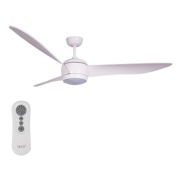 Lucci air 512911 - Ventilador de teto LED AIRFUSION NORDIC LED/20W/230V madeira/branco + controlo remoto