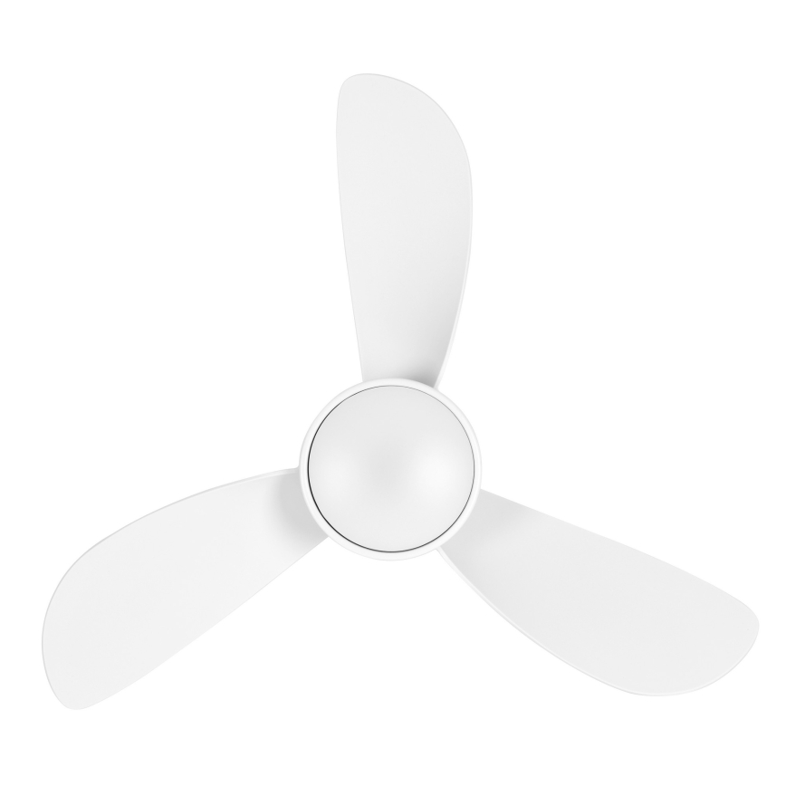 Lucci Air 51307149 - Ventilador de teto LED dimerizável SYROS II LED/18W/230V 3000/4000/6000K Ø 76 cm branco + controlo remoto