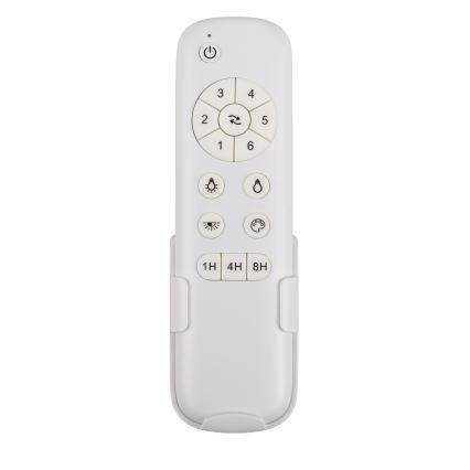 Lucci air 513072 - Ventilador de teto LED dimerizável BRONX LED/18W/230V 3000/4000/6000K preto/cromado brilhante Ø 132 cm + controlo remoto