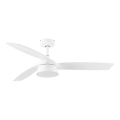 Lucci Air 513073 - Ventilador de teto LED dimável BRONX LED/18W/230V 3000/4000/6000K Ø 132 cm branco + controlo remoto