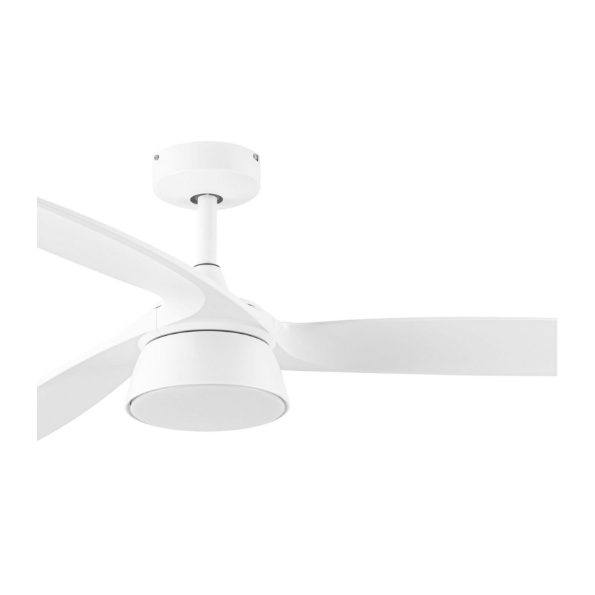Lucci Air 513073 - Ventilador de teto LED dimável BRONX LED/18W/230V 3000/4000/6000K Ø 132 cm branco + controlo remoto