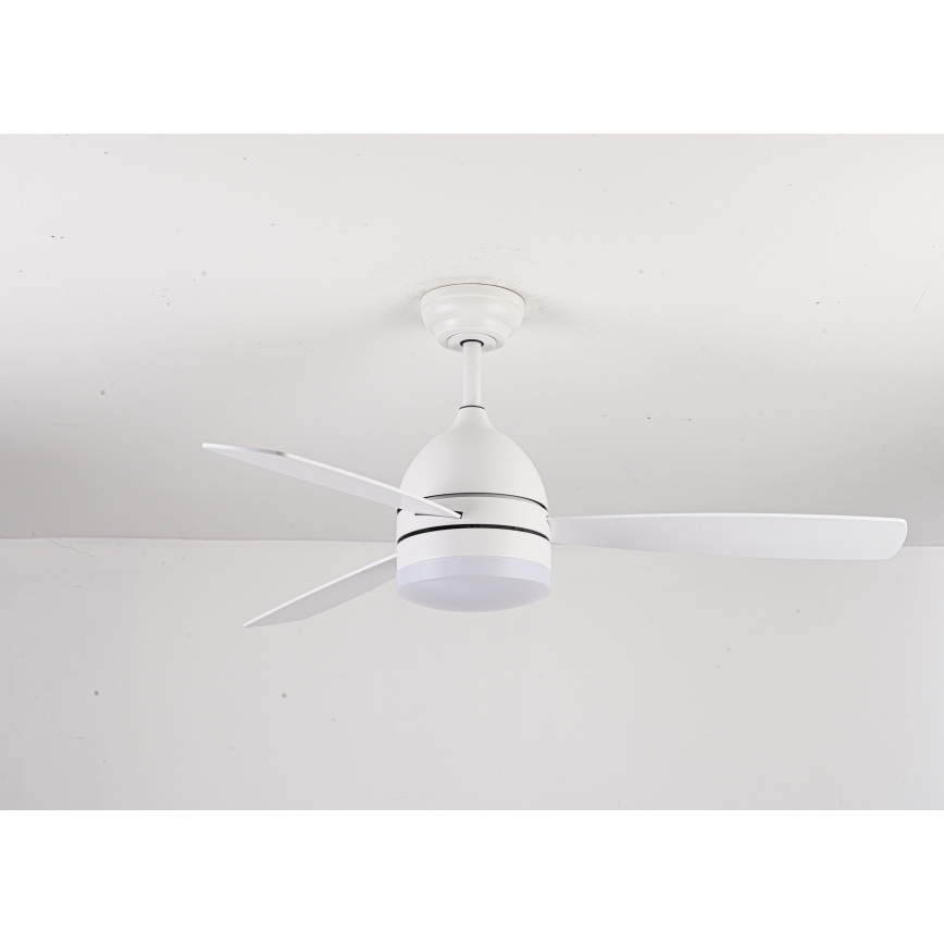 Lucci air 513075 - Ventilador de teto LED VECTOR LED/25W/230V 3000/4200/6500K branco + controlo remoto