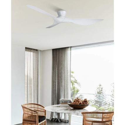Lucci Air 514030 - Ventilador de tecto KOTARA, diâmetro 137 cm, branco + comando à distância