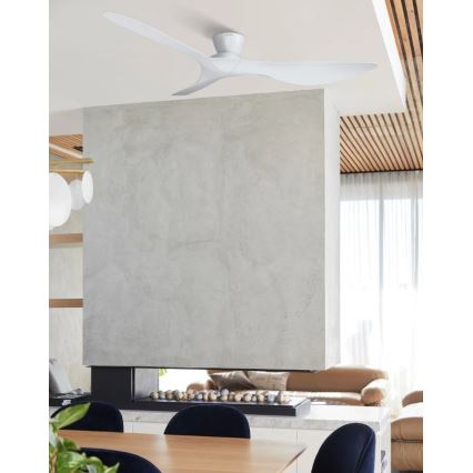 Lucci Air 514030 - Ventilador de tecto KOTARA, diâmetro 137 cm, branco + comando à distância