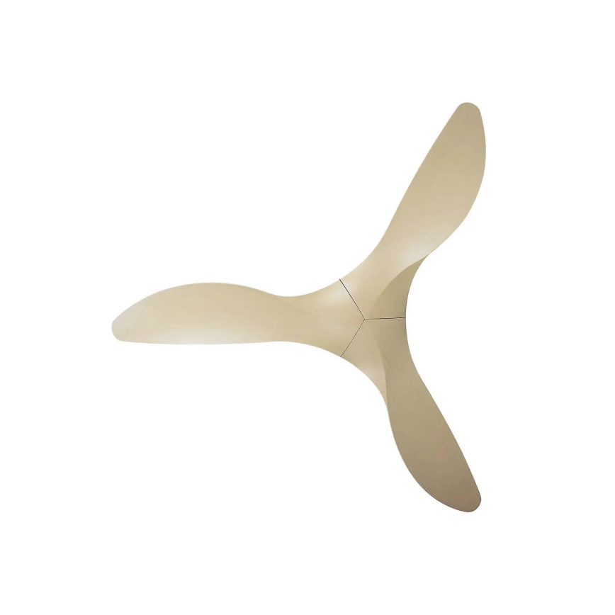 Lucci Air 514031 - Ventilador de teto KOTARA, diâmetro 137 cm, bege/branco + comando à distância