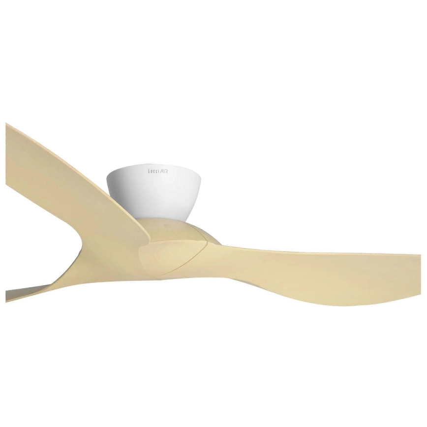 Lucci Air 514031 - Ventilador de teto KOTARA, diâmetro 137 cm, bege/branco + comando à distância