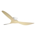 Lucci Air 514031 - Ventilador de teto KOTARA, diâmetro 137 cm, bege/branco + comando à distância