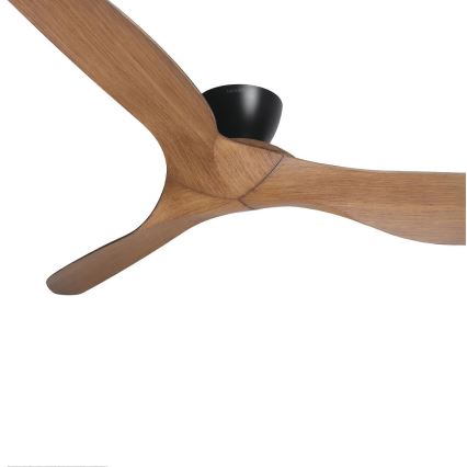 Lucci Air 514032 - Ventoinha de tecto KOTARA Ø 137 cm castanho/preto + controlo remoto