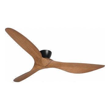 Lucci Air 514032 - Ventoinha de tecto KOTARA Ø 137 cm castanho/preto + controlo remoto