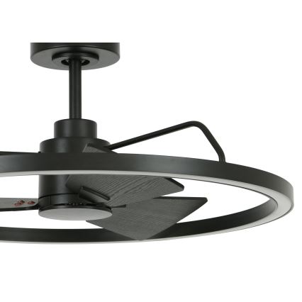 Lucci Air 516124 - Ventoinha de teto LED com regulação CESSNA LED/36W/230V 3000/4000/5000K preto + comando