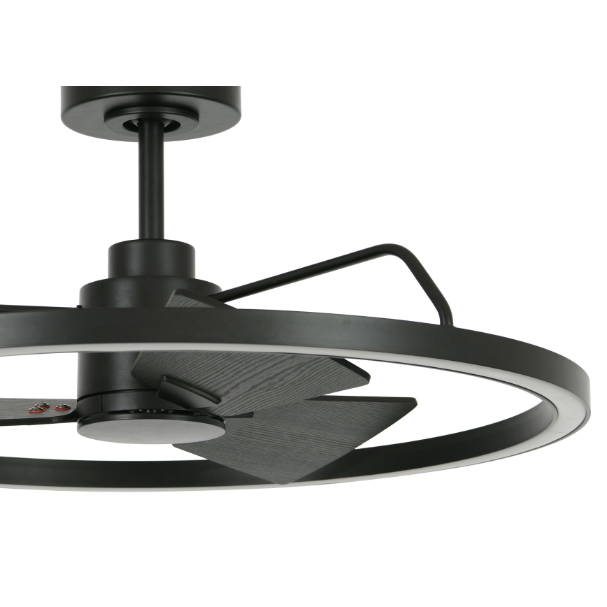 Lucci Air 516124 - Ventoinha de teto LED com regulação CESSNA LED/36W/230V 3000/4000/5000K preto + comando