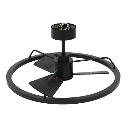 Lucci Air 516124 - Ventoinha de teto LED com regulação CESSNA LED/36W/230V 3000/4000/5000K preto + comando