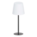 LUCIA Lâmpada de Mesa Exterior LED RGBW, dimmerizável e sensível ao toque LED/2W/5V 1800/2700/6500K 3600 mAh IP44 preta