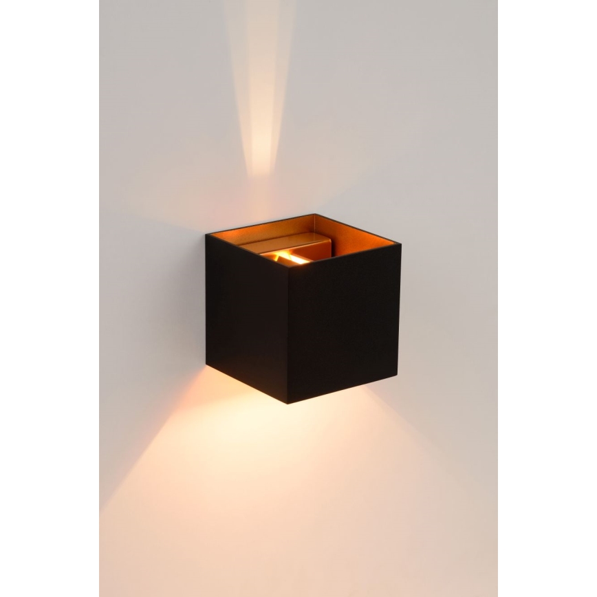 Lucide 09217/04/30 - Iluminação de parede LED com regulação XIO 1xG9/4W/230V preto
