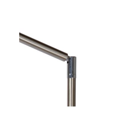 Lucide 12719/06/12 - Candeeiro de chão LED com regulação BERGAMO 1xLED/6W/230V cromado mate