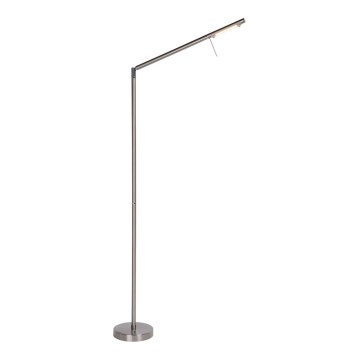 Lucide 12719/06/12 - Candeeiro de chão LED com regulação BERGAMO 1xLED/6W/230V cromado mate