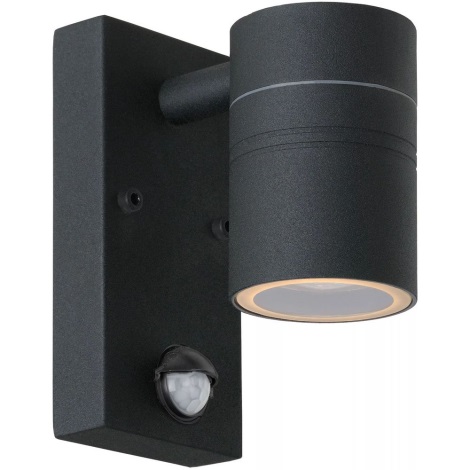 Lucide 14866/05/30 - Iluminação exterior LED com sensor ARNE-LED 1xGU10/5W/230V IP44