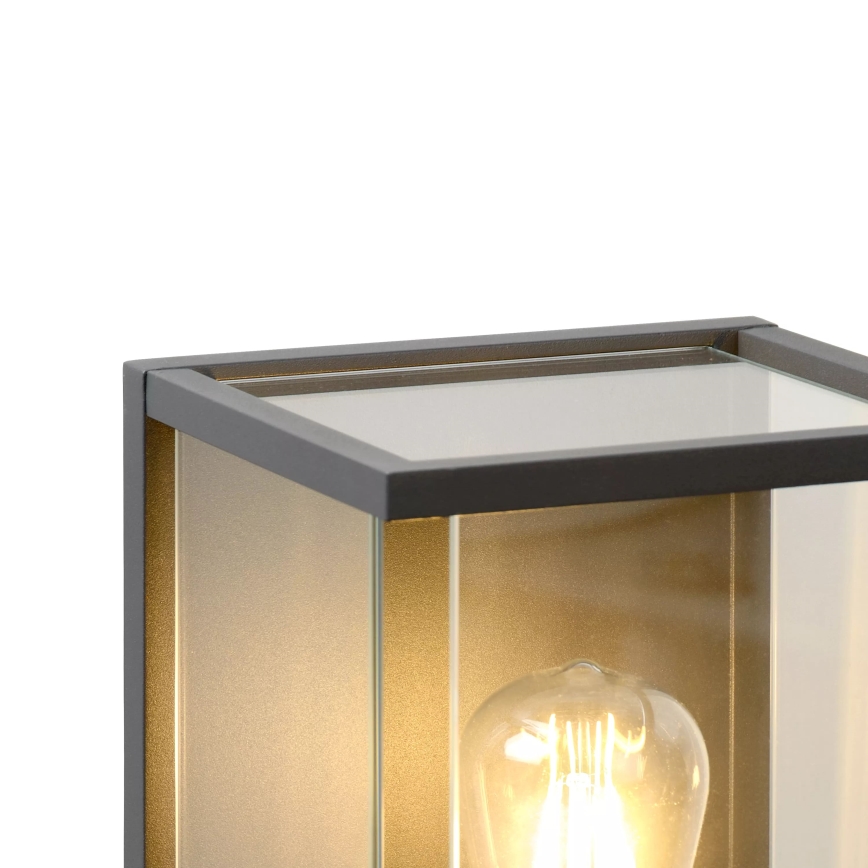 Lucide 27883/01/30 - Luz de parede de exterior CLAIRE 1xE27/15W/230V IP54