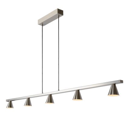 Lucide 79482/30/12 - Candelabro suspenso LED com regulação DELANO 5xLED/5W/230V