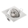 Luminária de embutir 1xGU10/MR16/10W/230V 9x9 cm branca