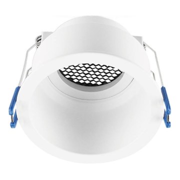 Luminária de embutir GU10 diâmetro 9 cm branca