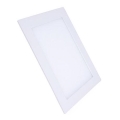 Luminária de embutir LED/18W/230V 3000/4000/6000K 22,5x22,5 cm branca