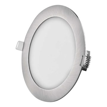 Luminária de embutir LED NEXXO LED/12,5W/230V 3000/3500/4000K prateada Ø 17 cm