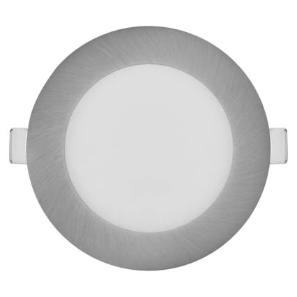 Luminária de embutir LED NEXXO LED/7W/230V 3000/3500/4000K prateada, diâmetro 12 cm