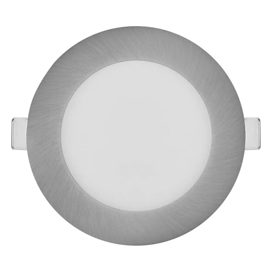 Luminária de embutir LED NEXXO LED/7W/230V 3000/3500/4000K prateada, diâmetro 12 cm