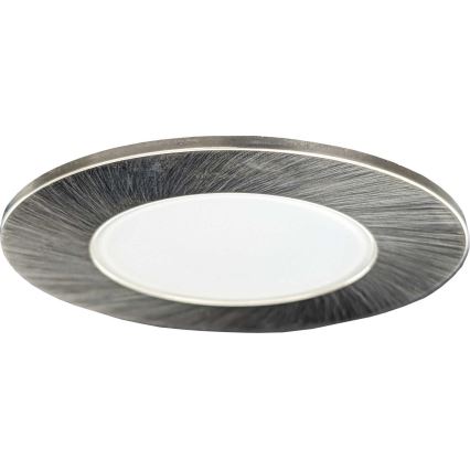 LED Candeeiro encastrado para casa de banho BONO LED/8W/230V 3000K IP65 cromo mate