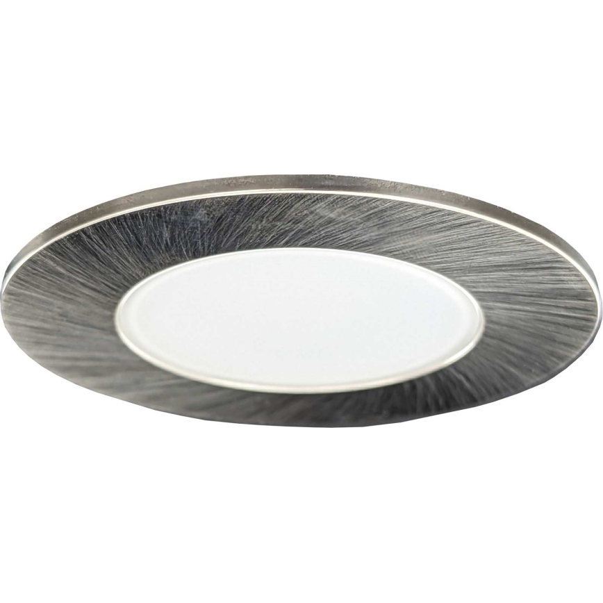 LED Candeeiro encastrado para casa de banho BONO LED/8W/230V 3000K IP65 cromo mate