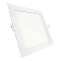 Luminária de embutir LED QTEC LED/15W/230V 2700K 19x19 cm