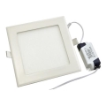 Luminária de embutir LED RIKI-V LED/12W/230V 175x175 mm IP40