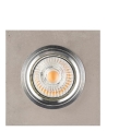 Luminária de embutir LED VITAR 1xGU10/5W/230V CRI 90 concreto